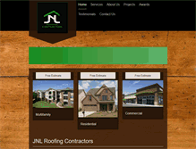 Tablet Screenshot of jnlroofingcontractors.com